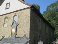 Auf dem historischen Friedhof Stedten