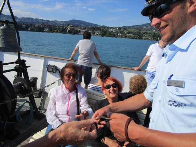 Die Fahrkarten bitte - Am Genfer See